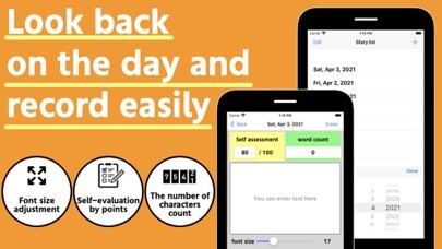 Emulate iPhone app Simplified Diary-Simple app using MyAndroid