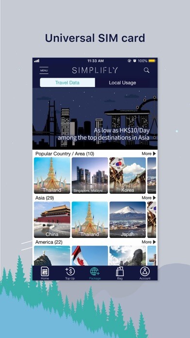 Emulate iPhone app SIMPLIFLY using MyAndroid