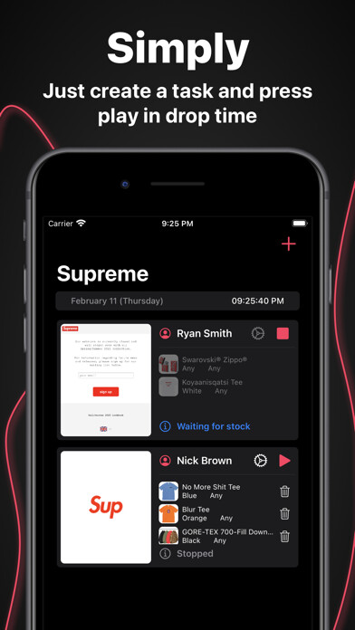 Emulate iPhone app Simplify AIO: All-In-One bot using MyAndroid