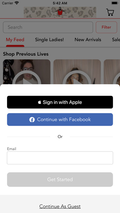 Emulate iPhone app Simply Bella Boutique using MyAndroid Emulate iPhone app Simply Bella Boutique using MyAndroid