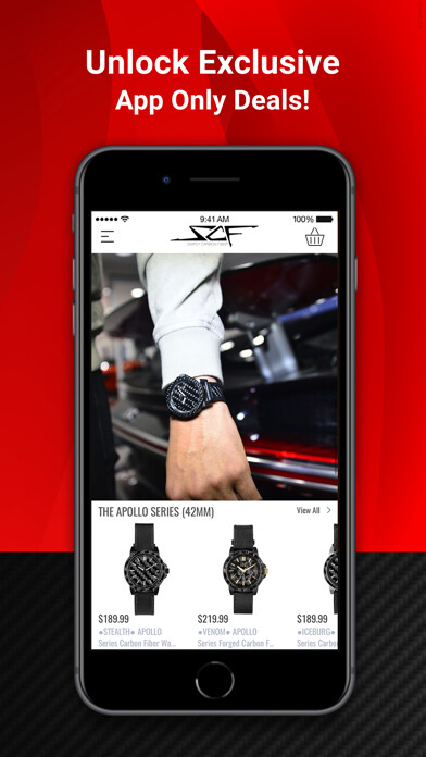 Emulate iPhone app Simply Carbon Fiber using MyAndroid