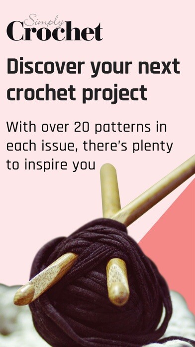 Emulate iPhone app Simply Crochet Magazine using MyAndroid