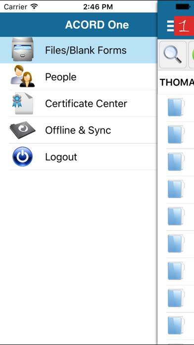 Emulate iPhone app SimplyEasier ACORD One Forms using MyAndroid