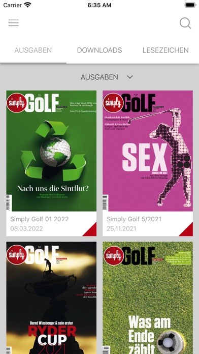 Emulate iPhone app Simply Golf using MyAndroid