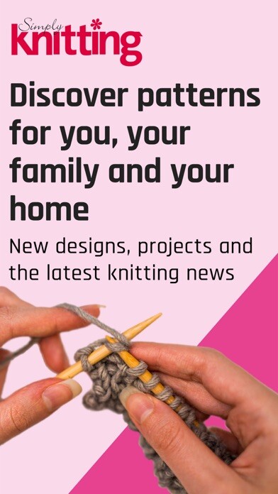 Emulate iPhone app Simply Knitting Magazine using MyAndroid