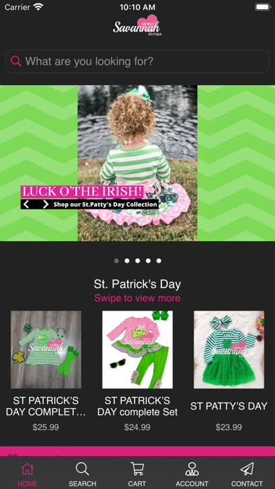 Emulate iPhone app Simply Savannah Boutique using MyAndroid Emulate iPhone app Simply Savannah Boutique using MyAndroid