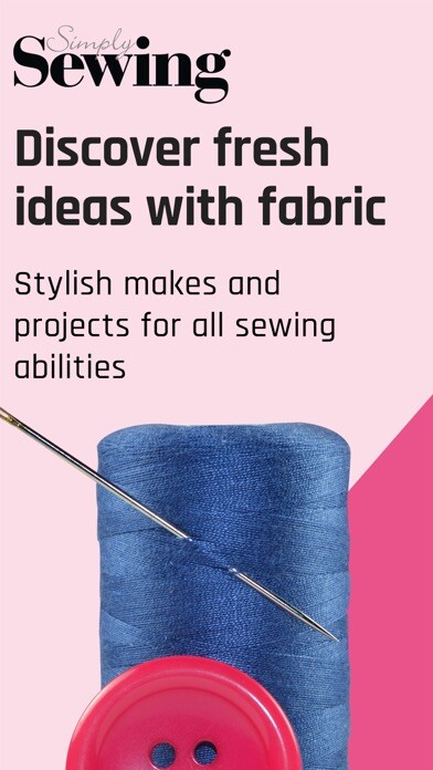 Emulate iPhone app Simply Sewing Magazine using MyAndroid