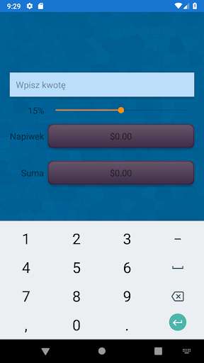 Run android online APK Simply Tip Calculator from MyAndroid or emulate Simply Tip Calculator using MyAndroid