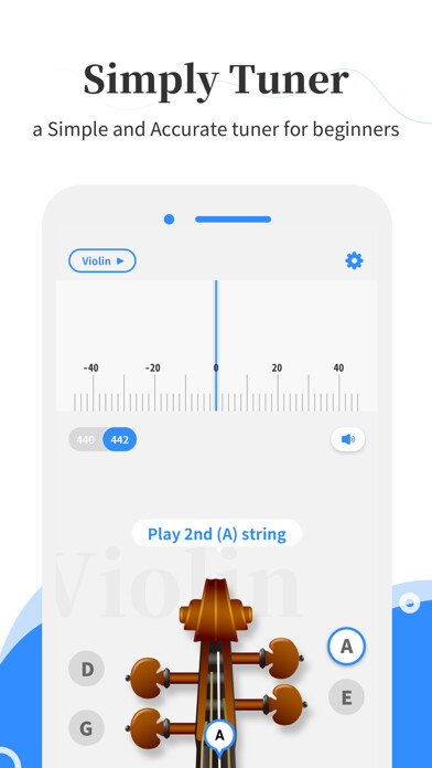 Emulate iPhone app Simply Tuner - Violin, Cello using MyAndroid Emulate iPhone app Simply Tuner - Violin, Cello using MyAndroid
