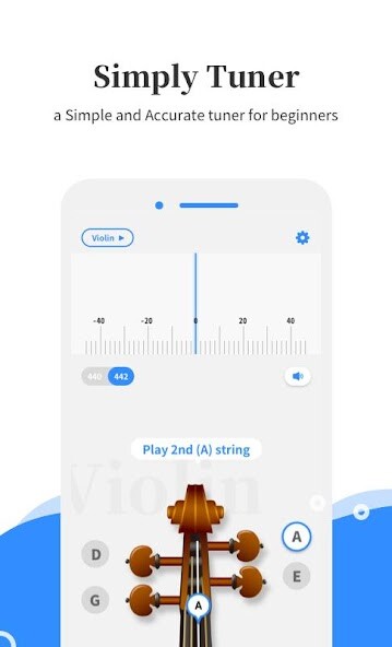 Run android online APK Simply Tuner - Violin, Cello  Viola from MyAndroid or emulate Simply Tuner - Violin, Cello  Viola using MyAndroid