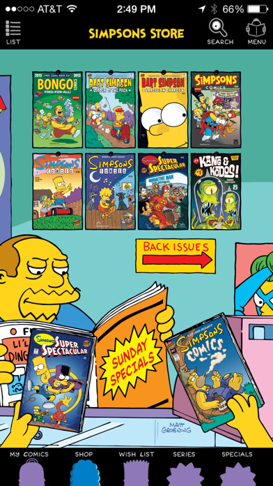 Emulate iPhone app Simpsons Store using MyAndroid Emulate iPhone app Simpsons Store using MyAndroid
