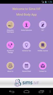 Emulate Android APK Sims IVF Mind Body App Emulate Android APK Sims IVF Mind Body App