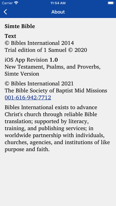 Emulate iPhone app Simte Bible using MyAndroid