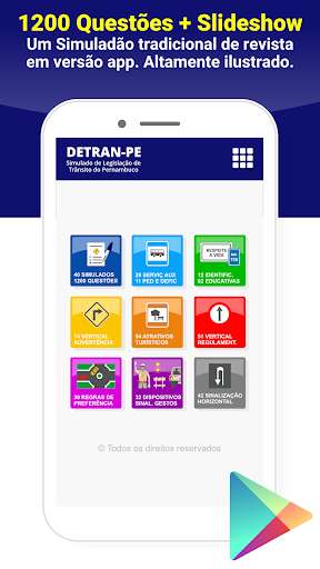 Run android online APK Simulado Detran Pernambuco2022 from MyAndroid or emulate Simulado Detran Pernambuco2022 using MyAndroid