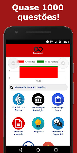 Run android online APK Simulado Matemática from MyAndroid or emulate Simulado Matemática using MyAndroid