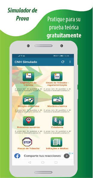 Run android online APK Simulado para CNH Brasil from MyAndroid or emulate Simulado para CNH Brasil using MyAndroid