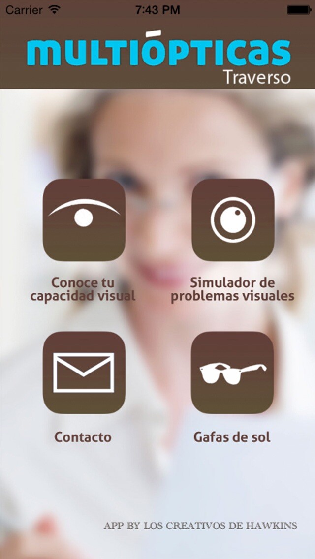 Emulate iPhone app Simulador de visión Multiópticas using MyAndroid Emulate iPhone app Simulador de visión Multiópticas using MyAndroid