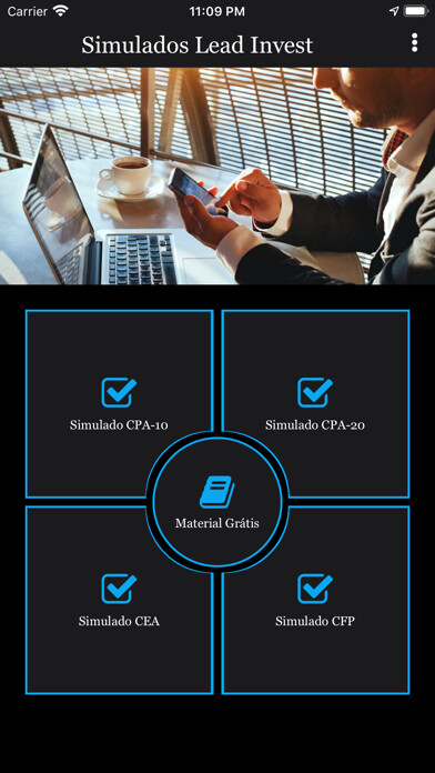 Emulate iPhone app Simulados Lead Invest using MyAndroid Emulate iPhone app Simulados Lead Invest using MyAndroid