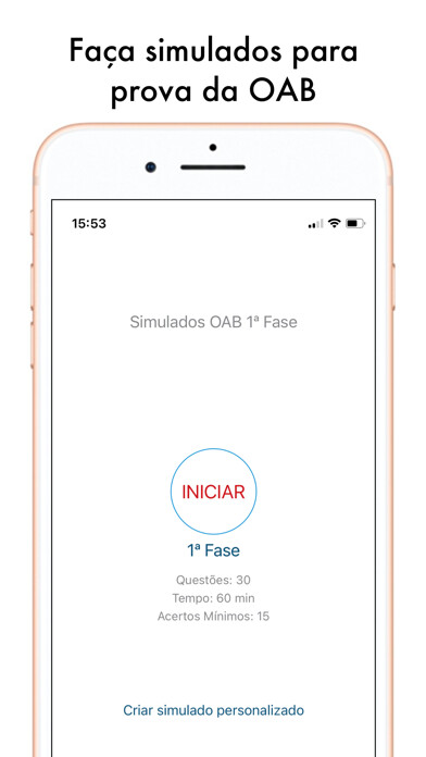Emulate iPhone app Simulados OAB - Prova e teste using MyAndroid Emulate iPhone app Simulados OAB - Prova e teste using MyAndroid