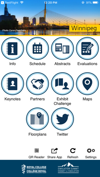Emulate iPhone app Simulation Summit Mobile using MyAndroid