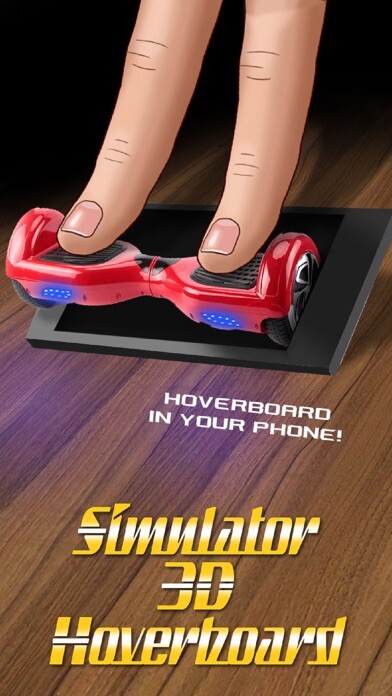 Emulate iPhone app Simulator 3D Hoverboard using MyAndroid