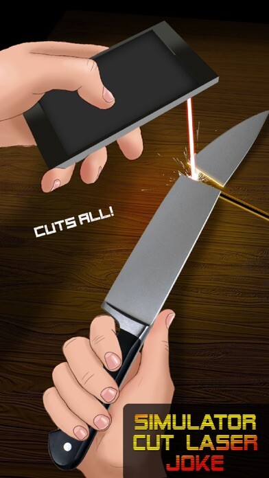 Emulate iPhone app Simulator Cut Laser Joke using MyAndroid