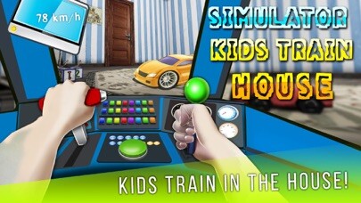 Emulate iPhone app Simulator Kids Train House using MyAndroid