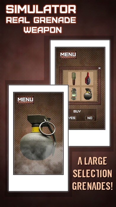 Emulate iPhone app Simulator Real Grenade Weapon using MyAndroid