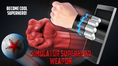 Emulate iPhone app Simulator Superhero Weapon using MyAndroid