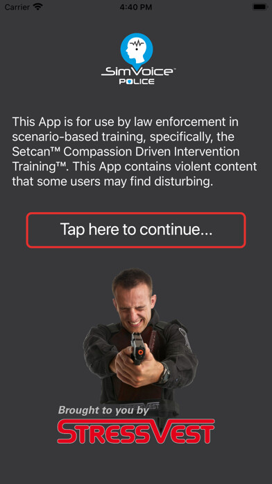 Emulate iPhone app SimVoice Police using MyAndroid Emulate iPhone app SimVoice Police using MyAndroid