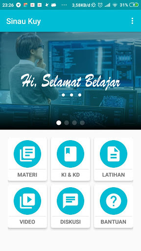 Run android online APK Sinau Kuy (SKUY) Media Pembelajaran Jaringan Dasar from MyAndroid or emulate Sinau Kuy (SKUY) Media Pembelajaran Jaringan Dasar using MyAndroid