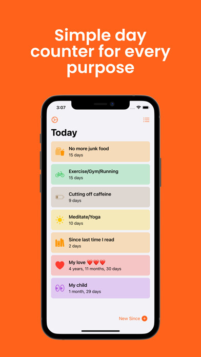 Emulate iPhone app Since - Day Counter & Tracker using MyAndroid Emulate iPhone app Since - Day Counter & Tracker using MyAndroid
