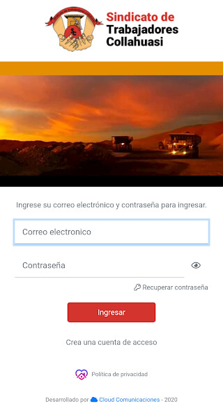 Run android online APK Sindicato de Trabajadores Collahuasi from MyAndroid or emulate Sindicato de Trabajadores Collahuasi using MyAndroid Run android online APK Sindicato de Trabajadores Collahuasi from MyAndroid or emulate Sindicato de Trabajadores Collahuasi using MyAndroid
