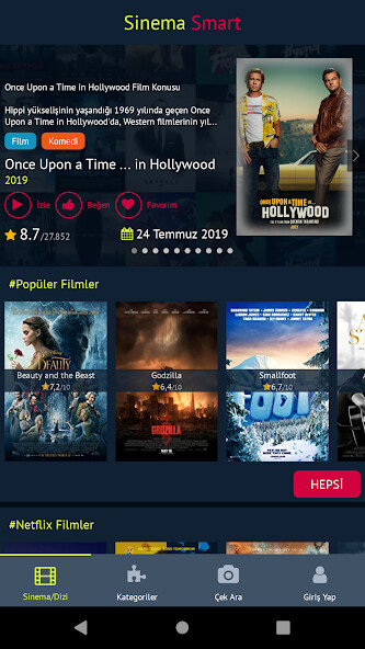 Run android online APK Sinema Smart from MyAndroid or emulate Sinema Smart using MyAndroid