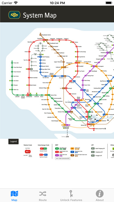 Emulate iPhone app Singapore MRT LRT Offline using MyAndroid Emulate iPhone app Singapore MRT LRT Offline using MyAndroid