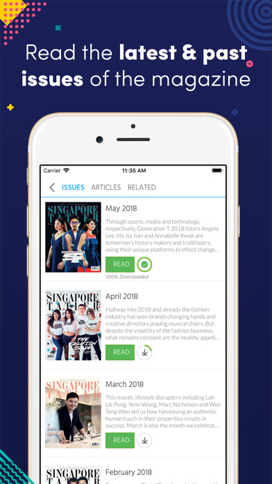 Emulate iPhone app Singapore Tatler using MyAndroid Emulate iPhone app Singapore Tatler using MyAndroid
