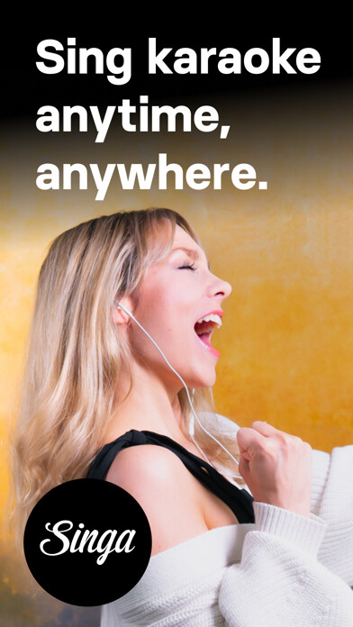 Emulate iPhone app Singa: Sing Karaoke & Lyrics using MyAndroid