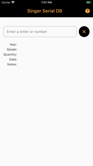 Emulate iPhone app Singer Serial DB using MyAndroid