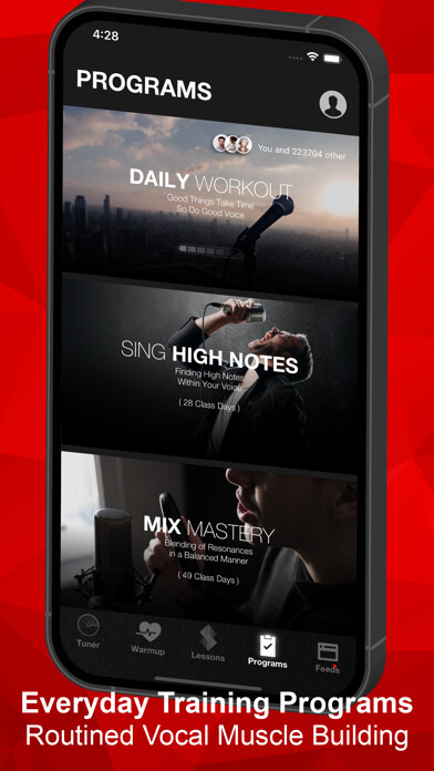 Emulate iPhone app Singing Lessons by Vocal Coach using MyAndroid Emulate iPhone app Singing Lessons by Vocal Coach using MyAndroid