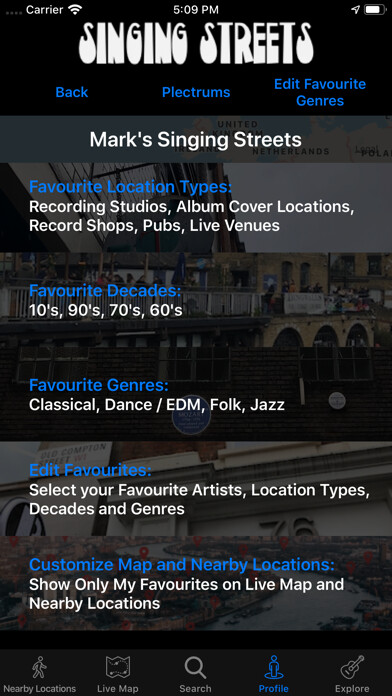 Emulate iPhone app Singing Streets using MyAndroid