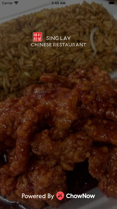 Emulate iPhone app Sing Lay Chinese Restaurant using MyAndroid Emulate iPhone app Sing Lay Chinese Restaurant using MyAndroid