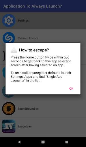 Run android online APK Single App Launcher from MyAndroid or emulate Single App Launcher using MyAndroid