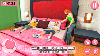 Emulate iPhone app Single Mom Life Simulator Game using MyAndroid