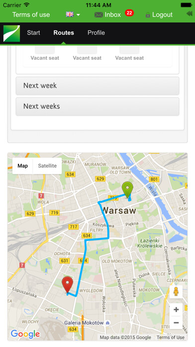 Emulate iPhone app Singu Car Pooling using MyAndroid Emulate iPhone app Singu Car Pooling using MyAndroid