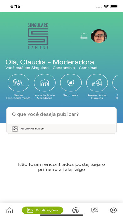 Emulate iPhone app SINGULARE - CONDOMÍNIO using MyAndroid
