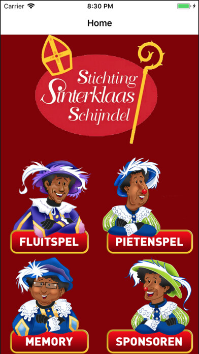 Emulate iPhone app Sinterklaas Schijndel App using MyAndroid