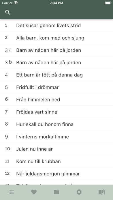 Emulate iPhone app Sions Sånger using MyAndroid Emulate iPhone app Sions Sånger using MyAndroid