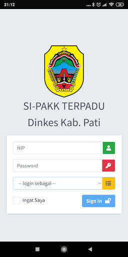 Run android online APK SIPAKK Terpadu Dinkes Pati from MyAndroid or emulate SIPAKK Terpadu Dinkes Pati using MyAndroid