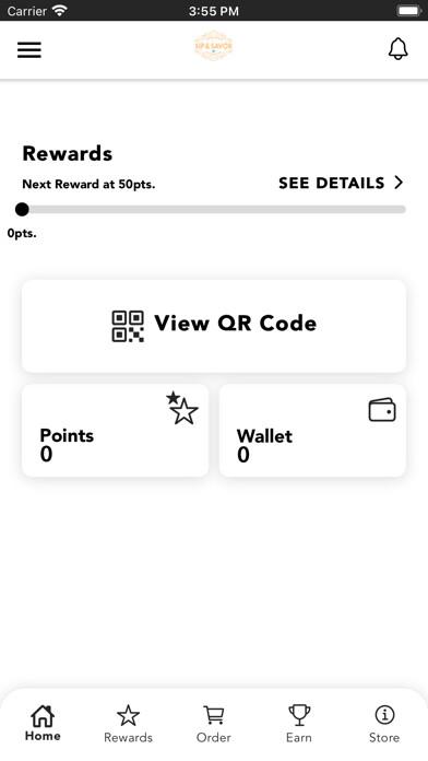Emulate iPhone app Sip and Savor Rewards using MyAndroid Emulate iPhone app Sip and Savor Rewards using MyAndroid