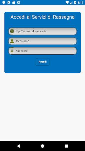 Run android online APK Sipario Smart from MyAndroid or emulate Sipario Smart using MyAndroid
